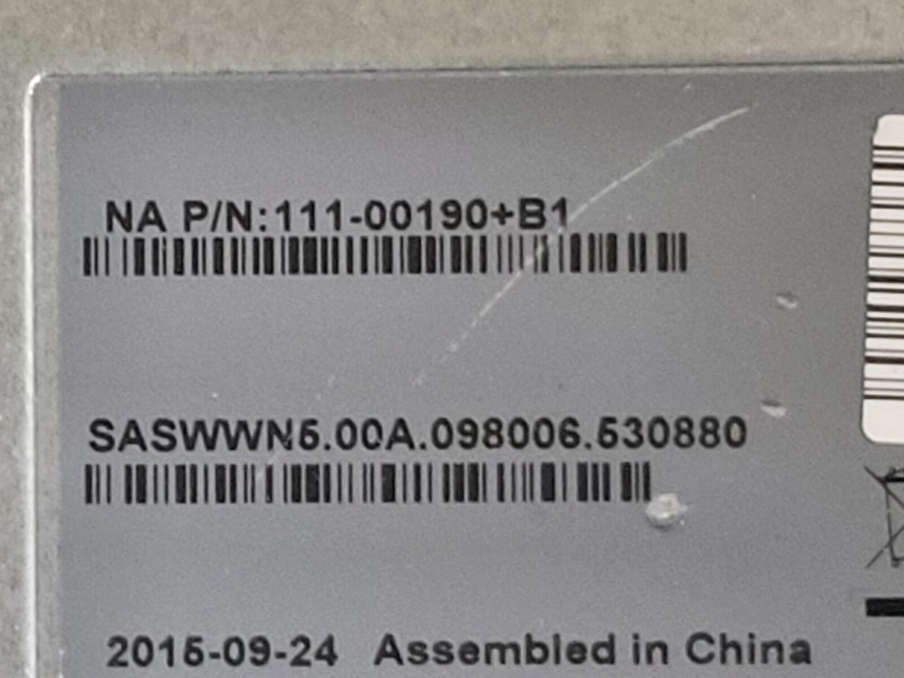 NETAPP 111-00190+B1 IOM6 6Gbps CONTROLLER MODULE (REMOVED FROM DS4246 UNITS)