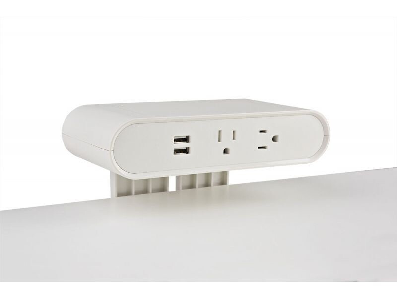 MOCKETT - PCS112/WC/U1 - DESKTOP POWER, USB, WIRELESS CHARGING