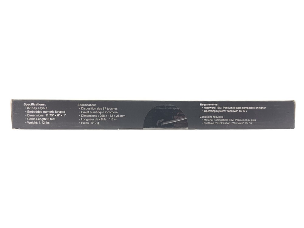 Adesso EasyTouch 110 Mini Keyboard AKB-110B 6ft Cable NEW SEALED