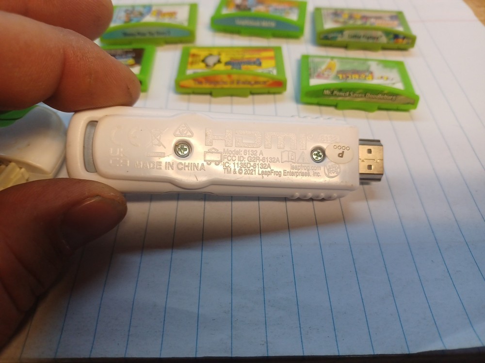 7 Leap Frog LeapPad Explorer Learning Games- Camera- Game Stick