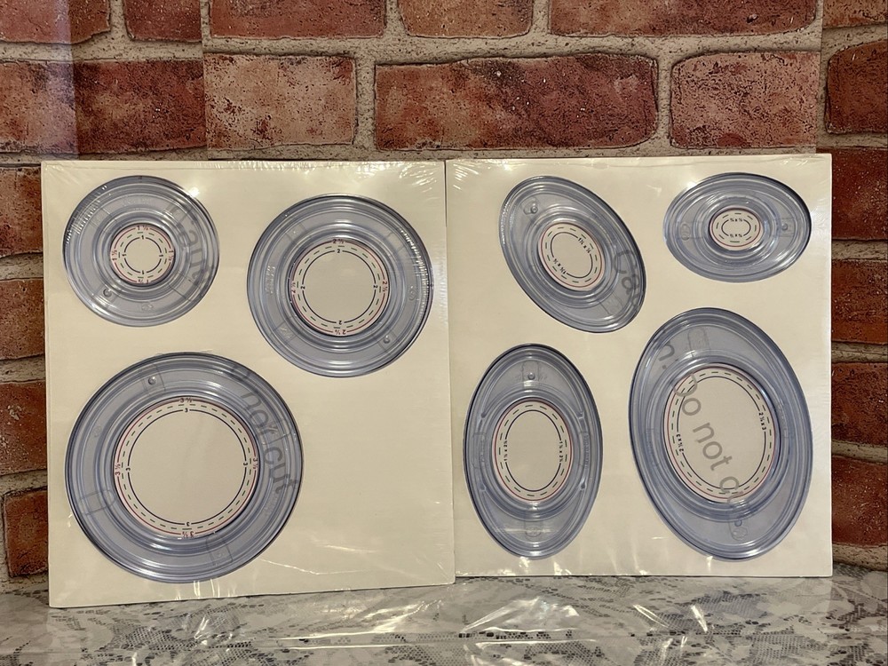 NEW Creative Memories Custom Cutting System Patterns Templates Circles & Ovals