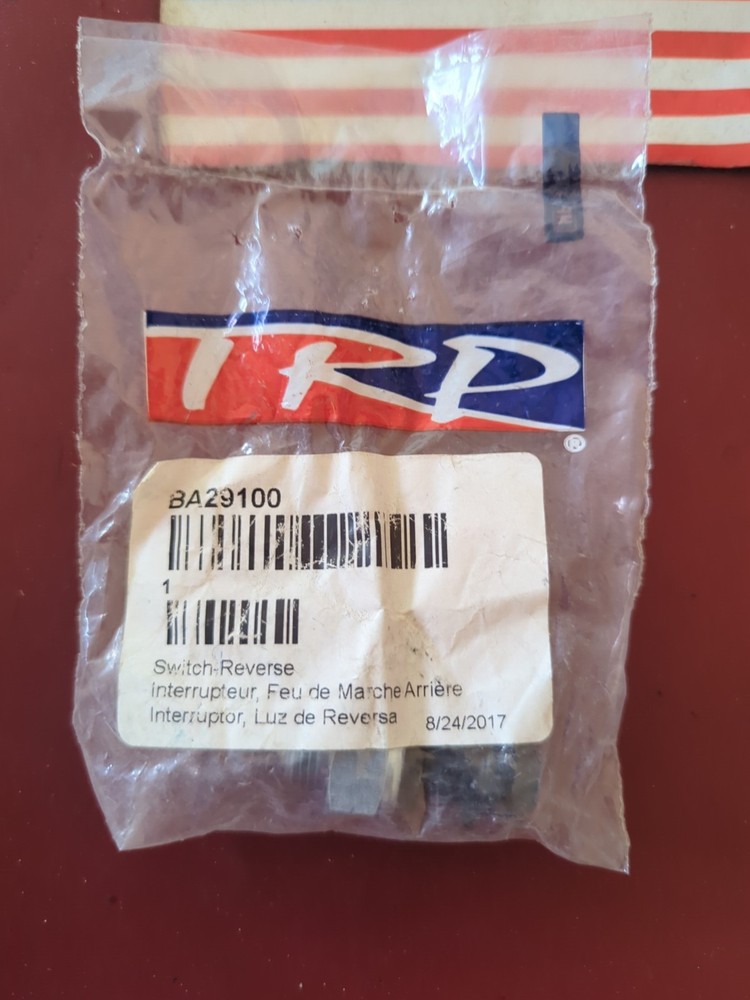 BA29100 TRP Reverse Light Switch for Peterbilt Kenworth Heavy Duty Trucks