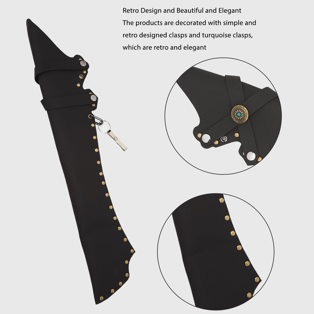 Leather Archery Quiver For Field Practice Easy To Use