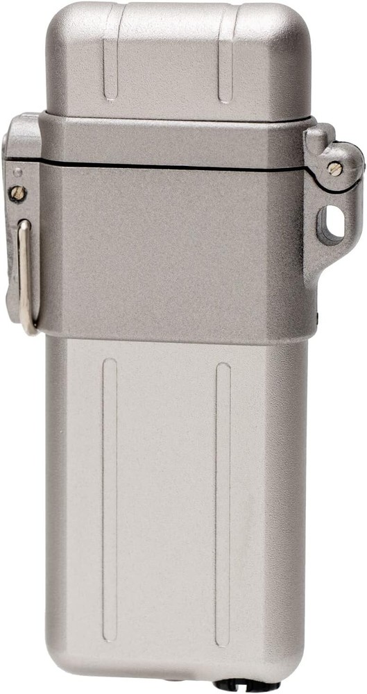 NEW Windmill Turbo Lighter AWL-10 Waterproof Windproof Refillable - Silver
