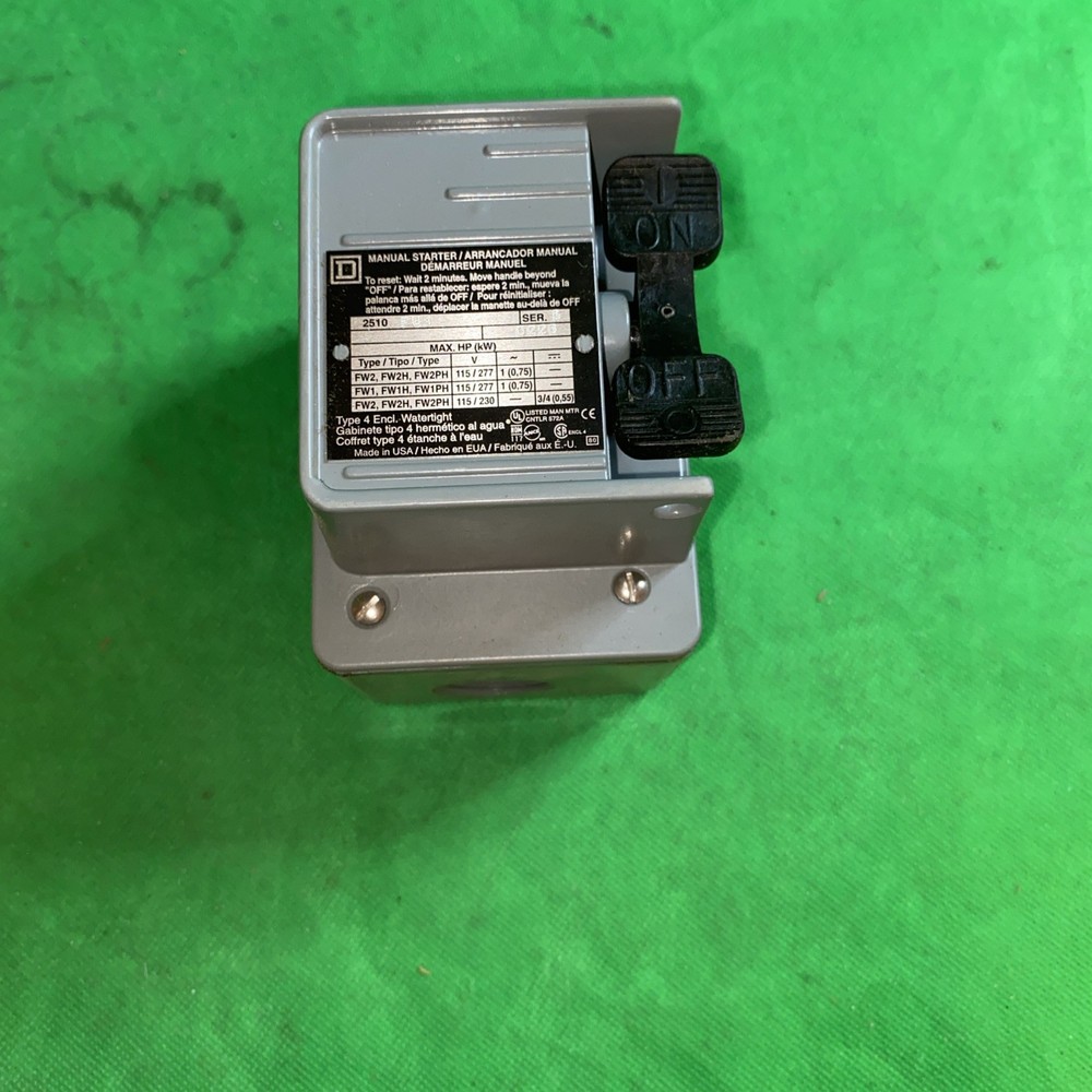 Square D 2510FW1 Manual Starter