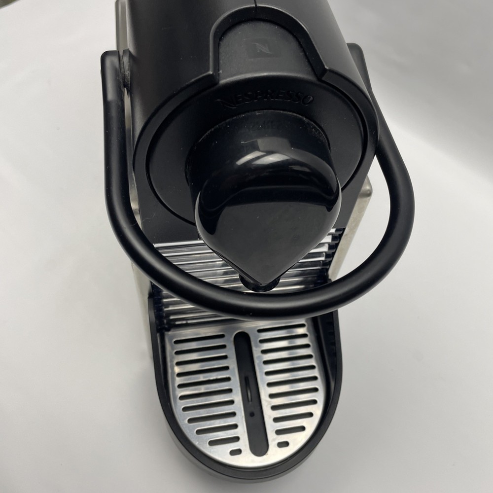 Nespresso Pixie C60 Electric Titan Espresso Machine OriginalLine Capsule Coffee