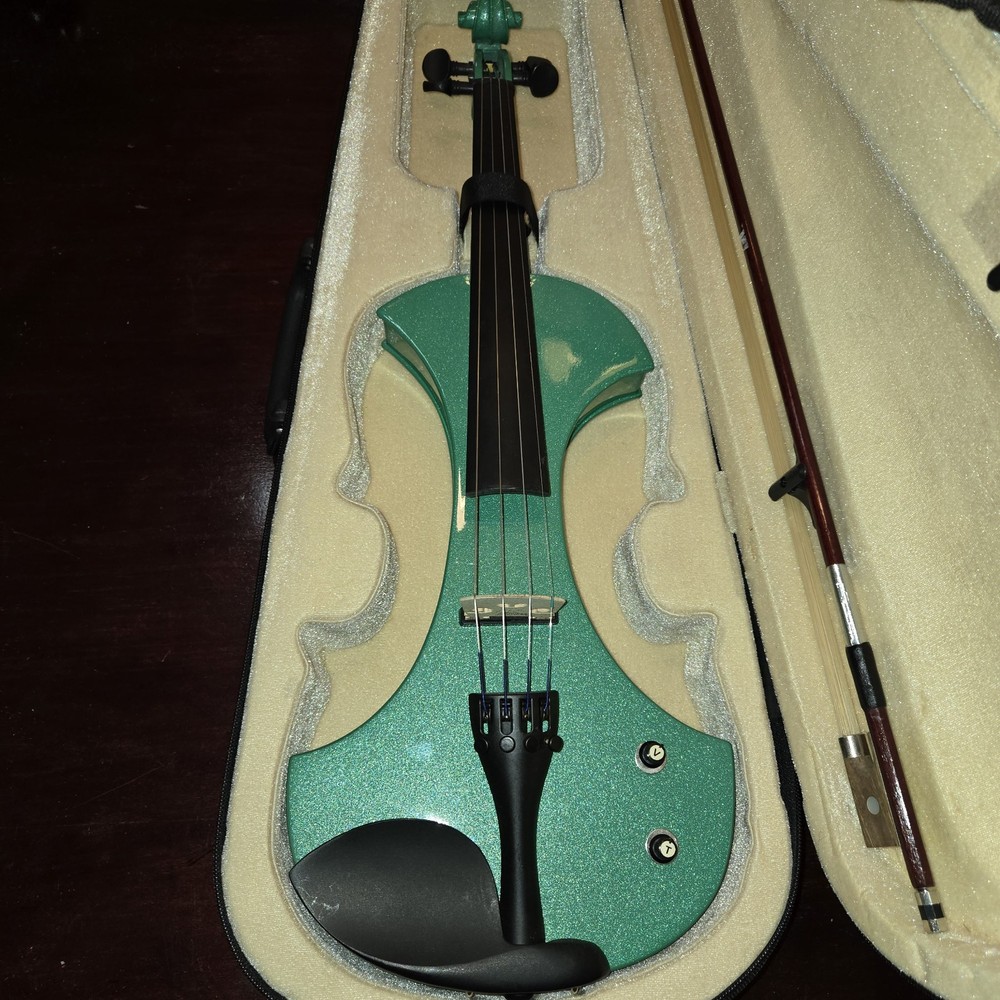 Tower Strings Electric Violinwith Case & Bow