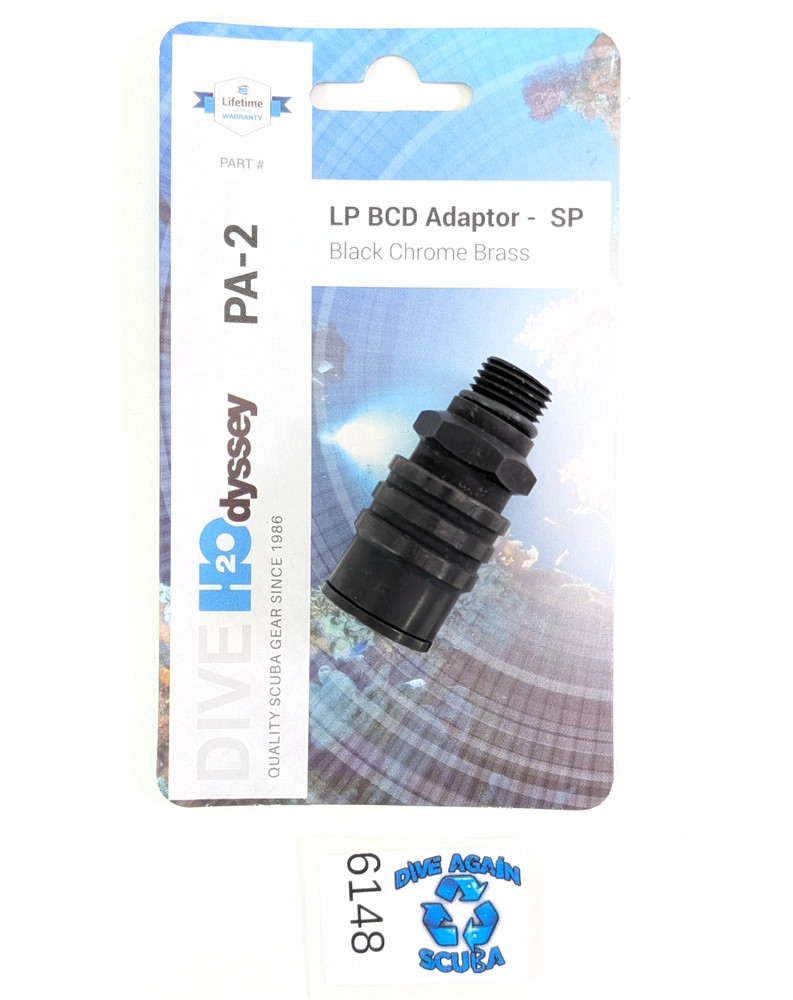 Atomic SS1 Scuba Diving BCD Octo Inflator QD Safe Second Regulator Hose Adapter