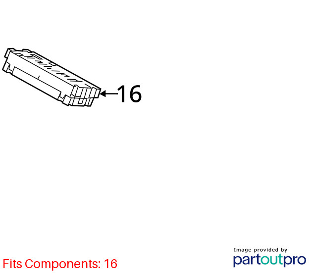 2014 2015 2016 2017 Ford Taurus OEM EG1T-19980-AF Temperature Control Module