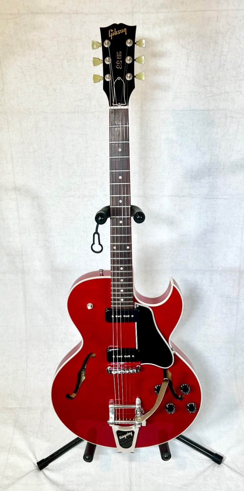 EXCELLENT 1995 USA GIBSON (P-100 MODEL) ES-135 ES135 ELECTRIC GUITAR & OHSC L@@K