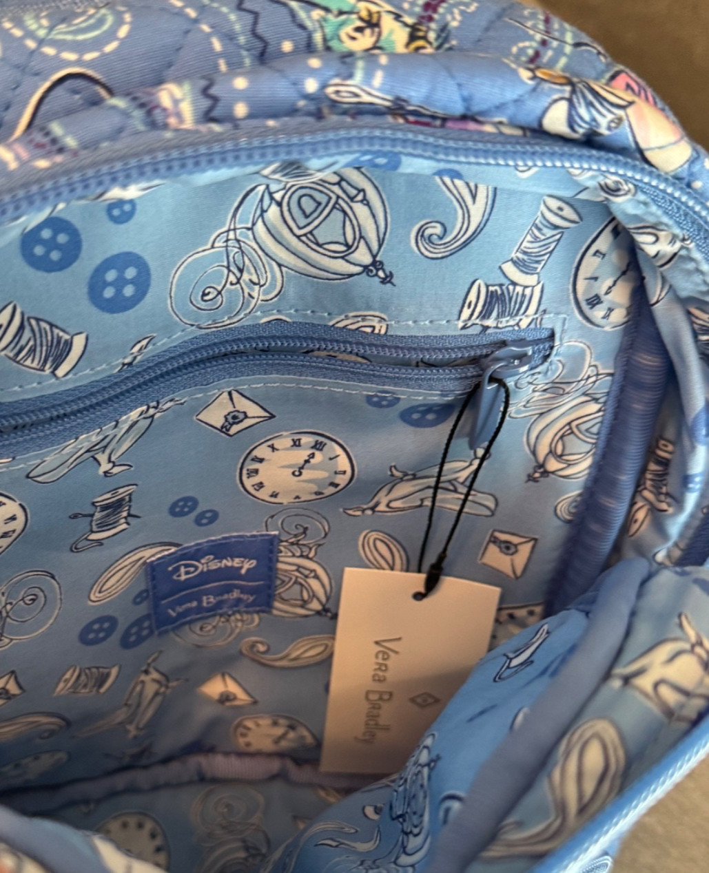 Disney Cinderella Mouse Friends Mini Backpack Vera Bradley NEW
