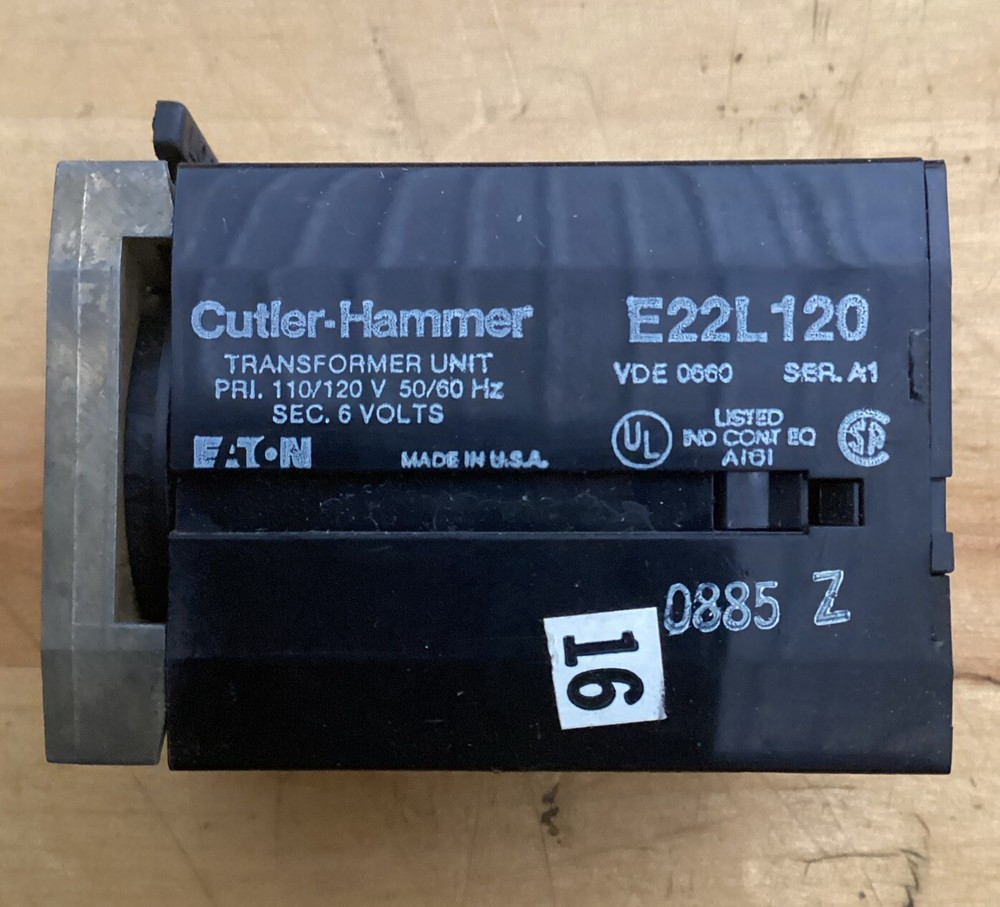 Cutler-Hammer Indicating Light Transformer E22L120 G57