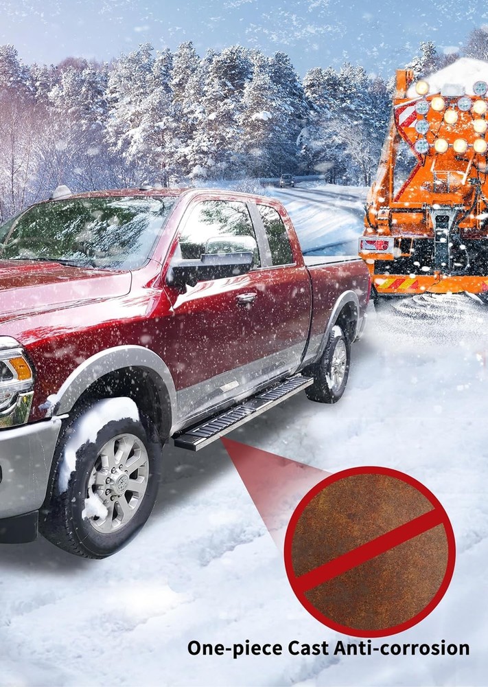Nerf Bar Side Step for Silverado Sierra Crew Cab Gas Engine