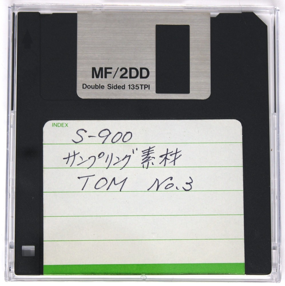 S-900 サンプリング素材 Tom No.3 Akai S900 Format Floppy Disk