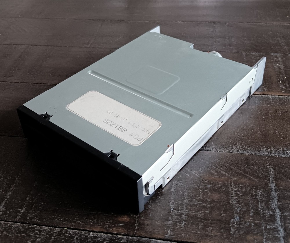 Teac Corp P/N 193077A4-29 3.5" FLOPPY DRIVE - Black FRONT PANEL For Pc Computer