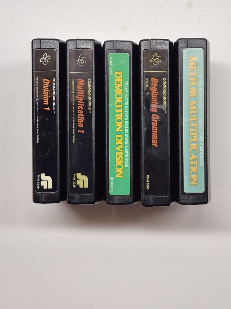 Texas Instruments TI-99/4A Computer Bundle: Computer/AC Adap./RF Mod/Software