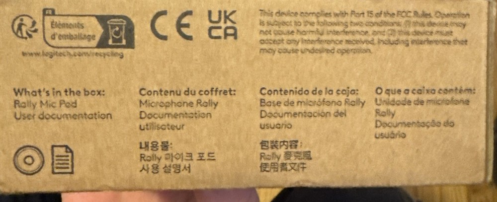 Logitech Rally Mic Pod