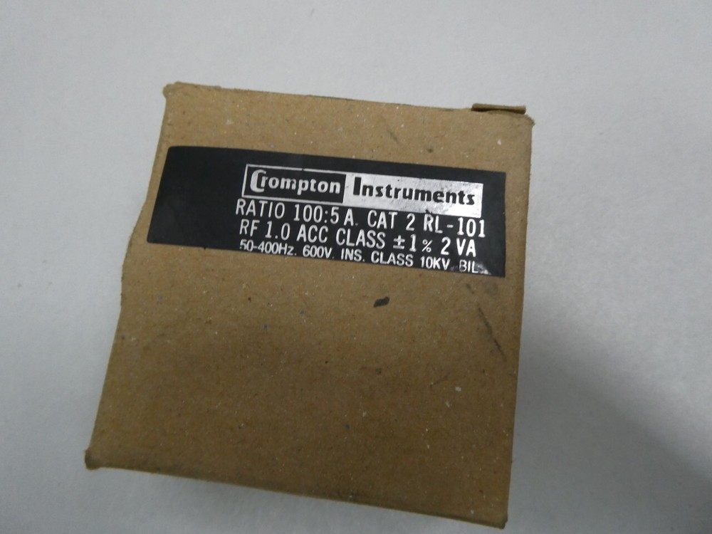 Crompton 2RL-101 Current Transformer 100:5a 600v-ac