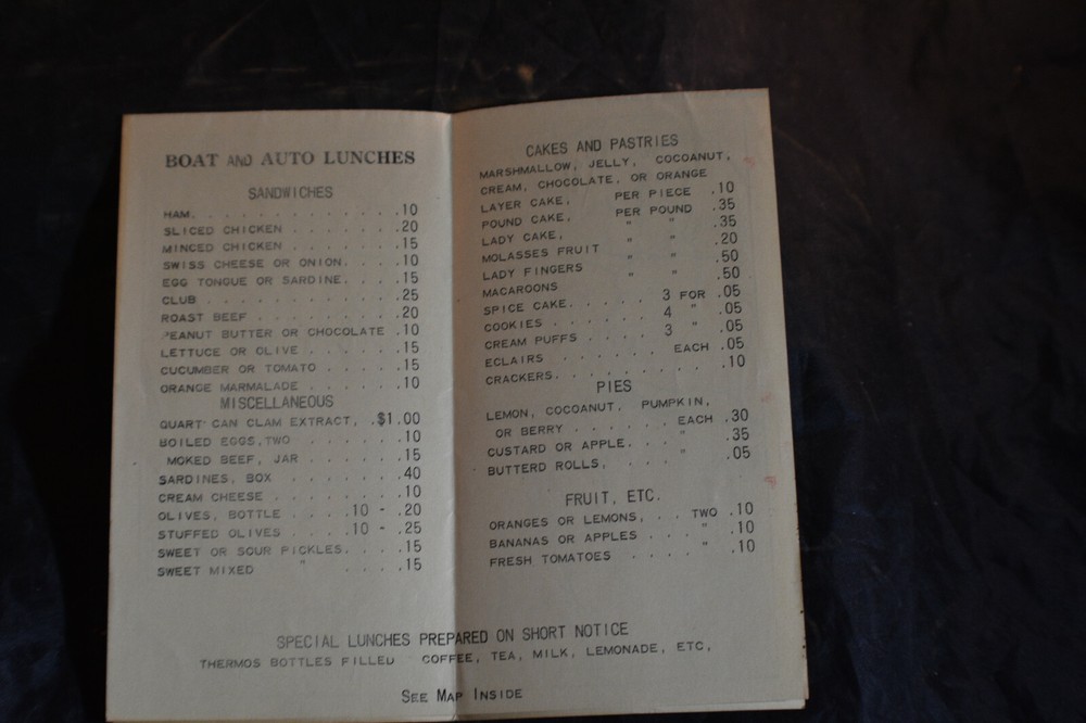 Ca 1915 Smith Brothers Restaurant MENU *COUGH DROPS*