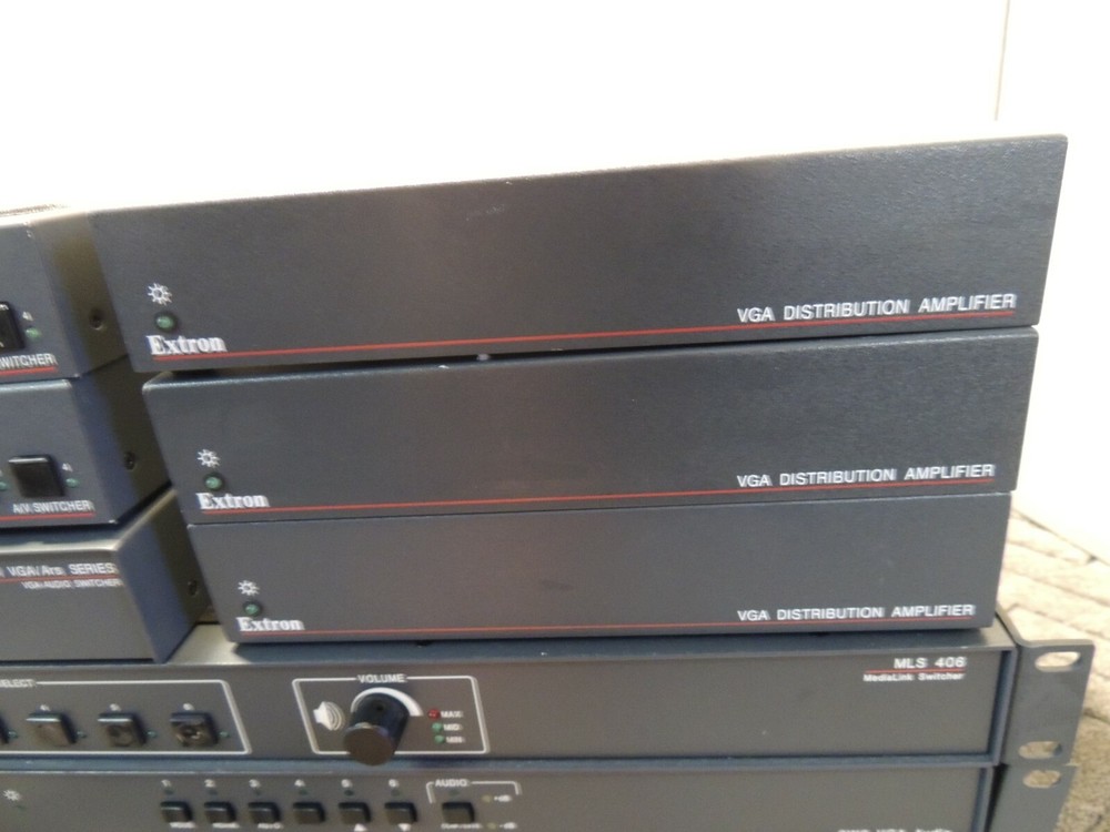 Extron Audio Video System Switchers Amplifiers 11 Pieces