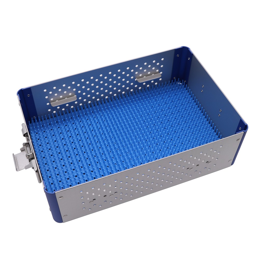 Extra Long Sterilization Tray Double Layer 600x250x100mm Fits Scissors, Forceps