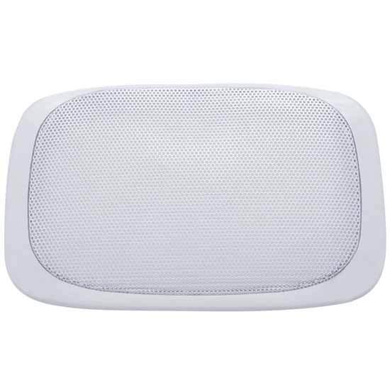 United Pacific Chrome Rectangular Speaker Cover Above Door For Peterbilt