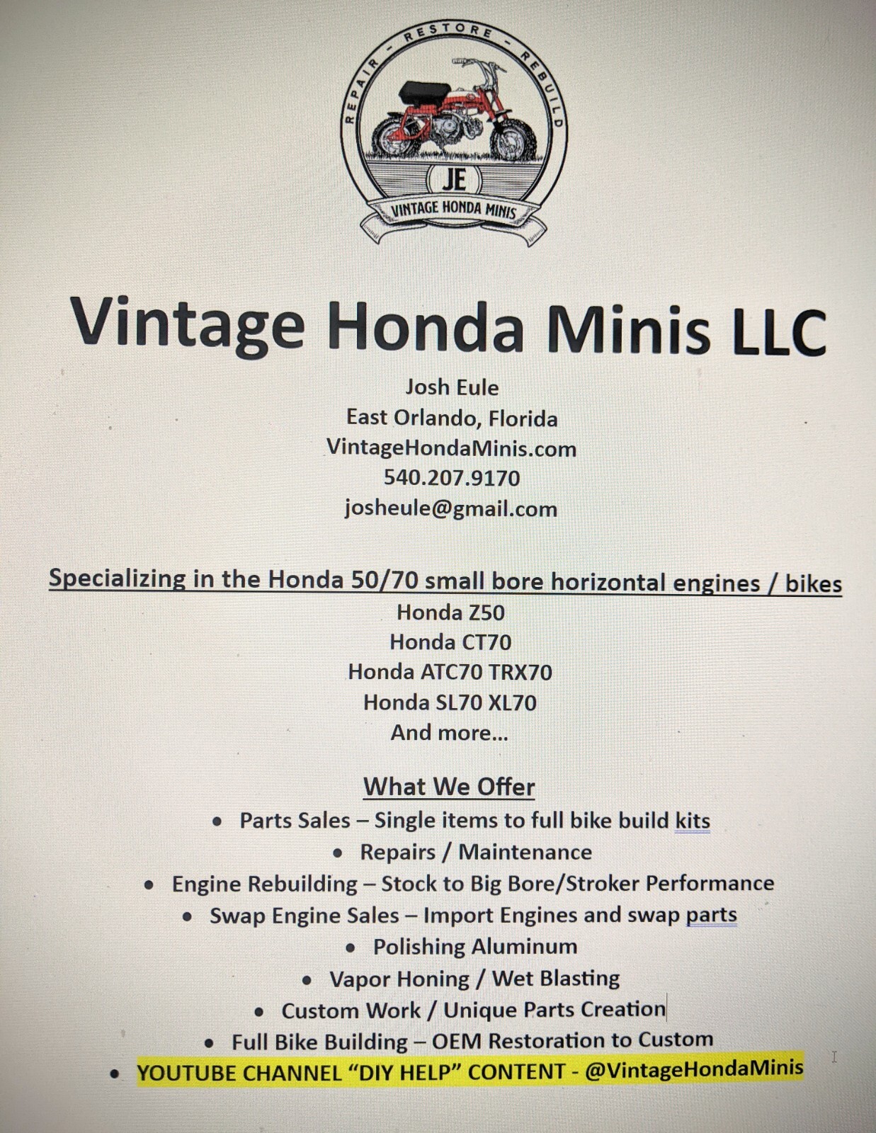 Front Fork - Delrin Bushing & Boot Upgrade Kit - Honda Z50 CT70 CT70H Mini Trail