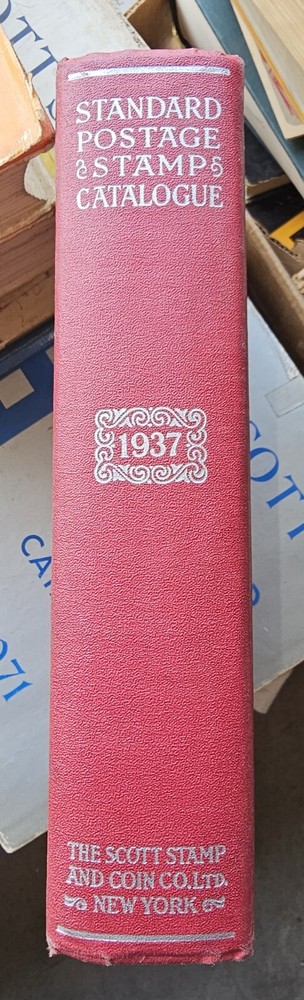 1937 Scott Standard Postage Stamp Catalog Hardback