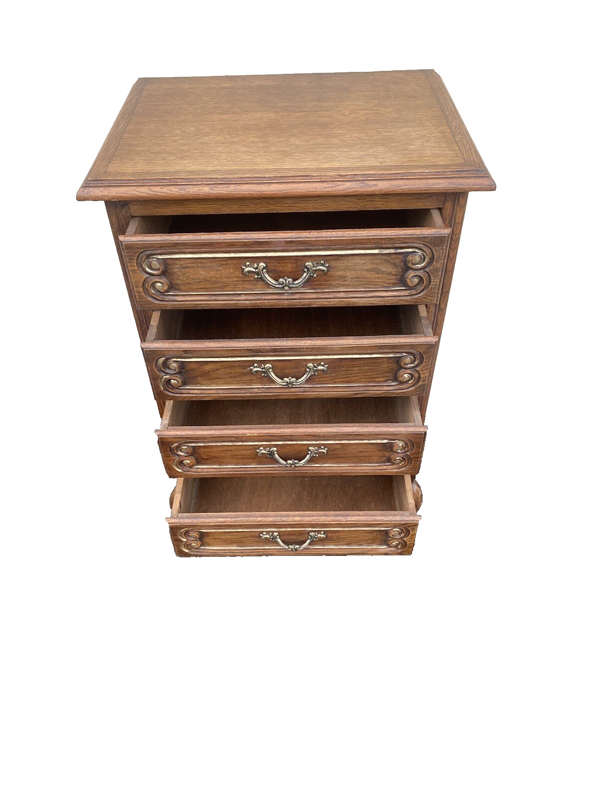 65016 Oak Lingerie Chest Dresser Nightstand