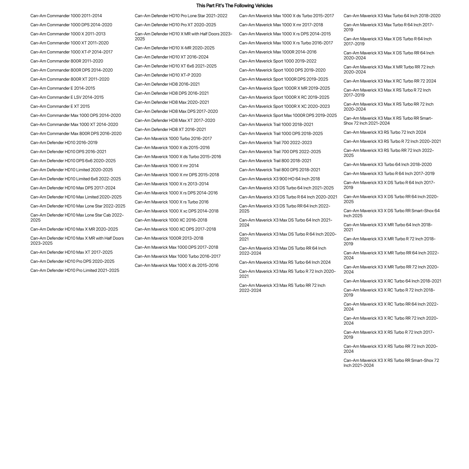 (4 Pack) 4/137 Tusk Teton Beadlock Wheel For Can-Am Maverick X3 Max X RS Turbo