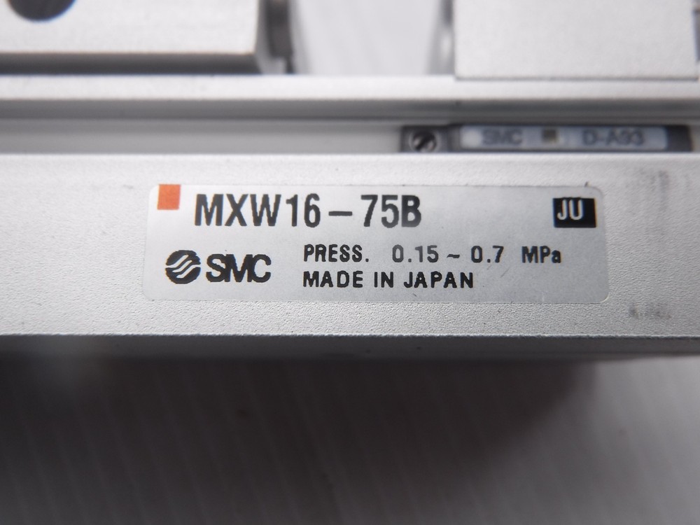 SMC MXW16-75B Linear Slide Table Press. 0.15~0.7MPa