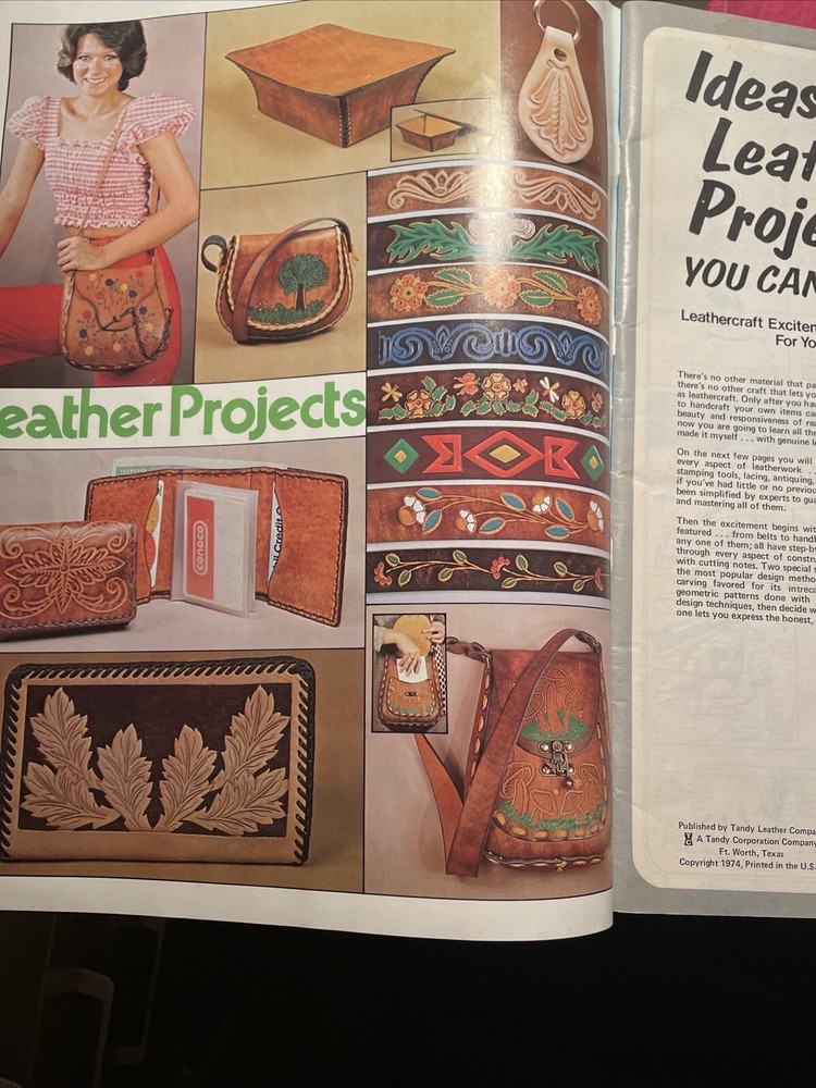 Ideas For Leather Projects ￼Instructions And Patterns