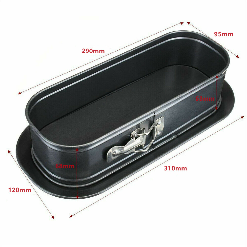 12'' Nonstick Loaf Pan Springform Pan Bread Cake Mold Baking Pan Oval Bakeware