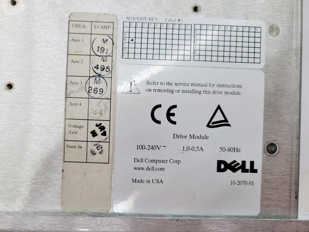 Dell drive module 10-2070-01