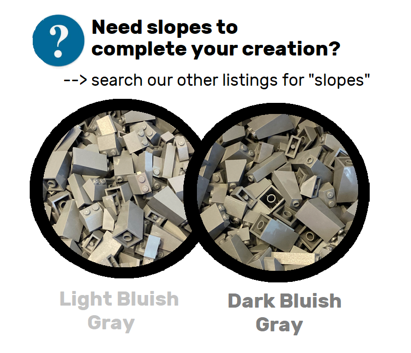 50 Light Bluish Gray Genuine LEGO Bricks 2x2 2x3 2x4 2x6 - Random Bulk Lot