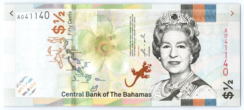 Bahamas - 1/2 Dollar (50 Cents) - 2000 - WPM# A041140