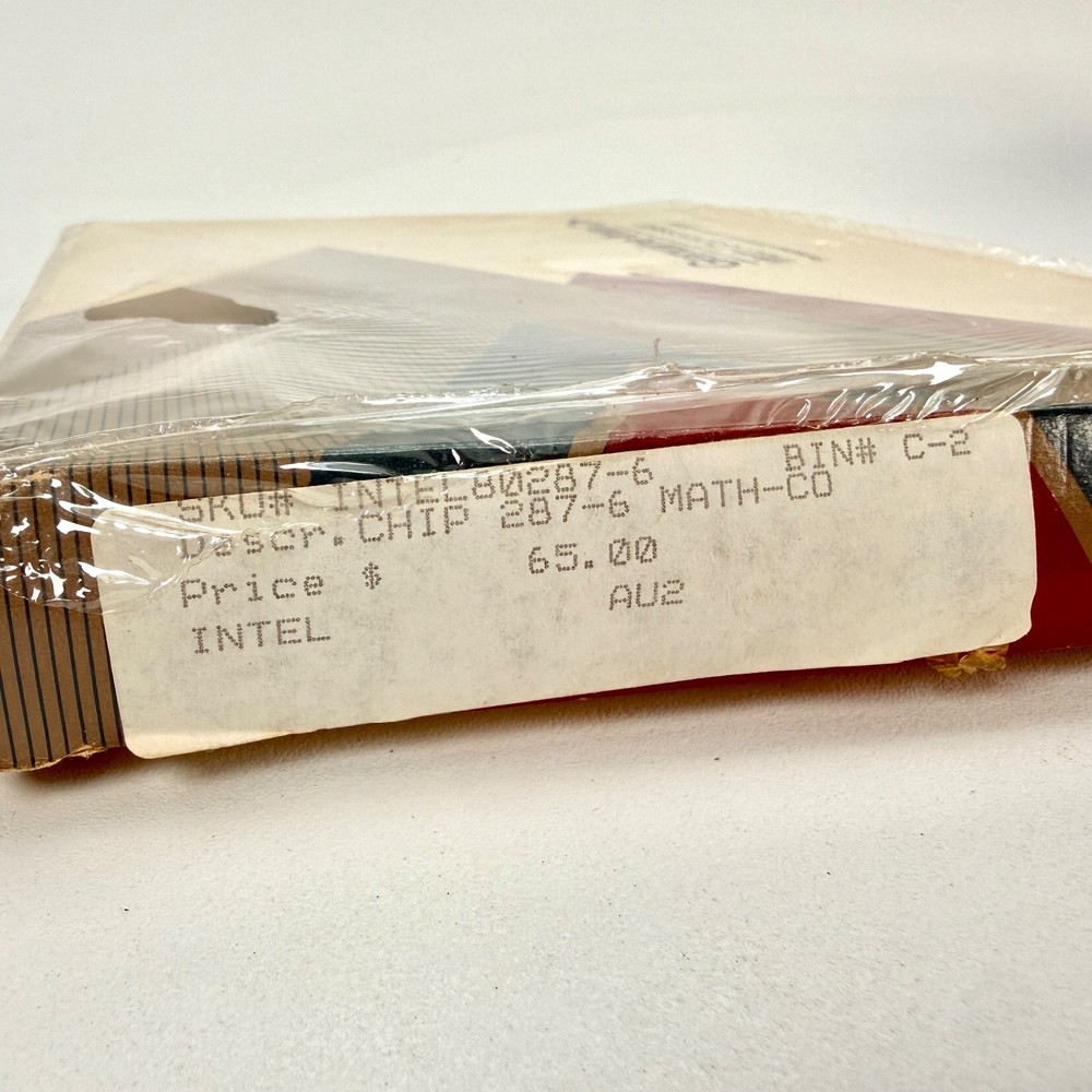 Intel Math Coprocessor Personal Computer Enhancement PCNC80287 For IBM PC
