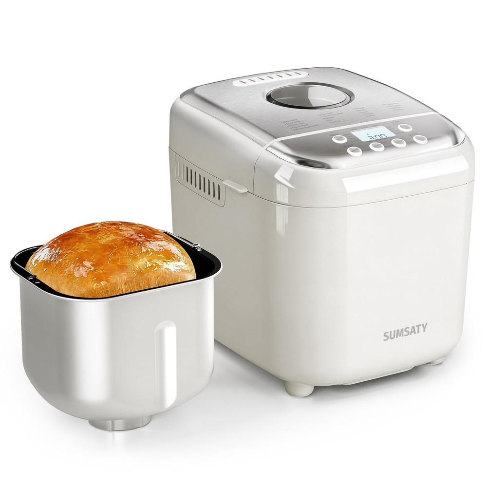 Bread Maker, 2.2LB 16-in-1 Bread Machine, Automatic Bread Maker Machine with ...