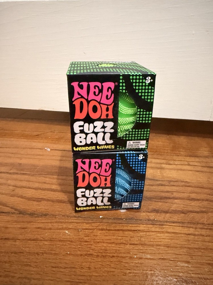Needho Fuzz Ball Bundle Green And Blue