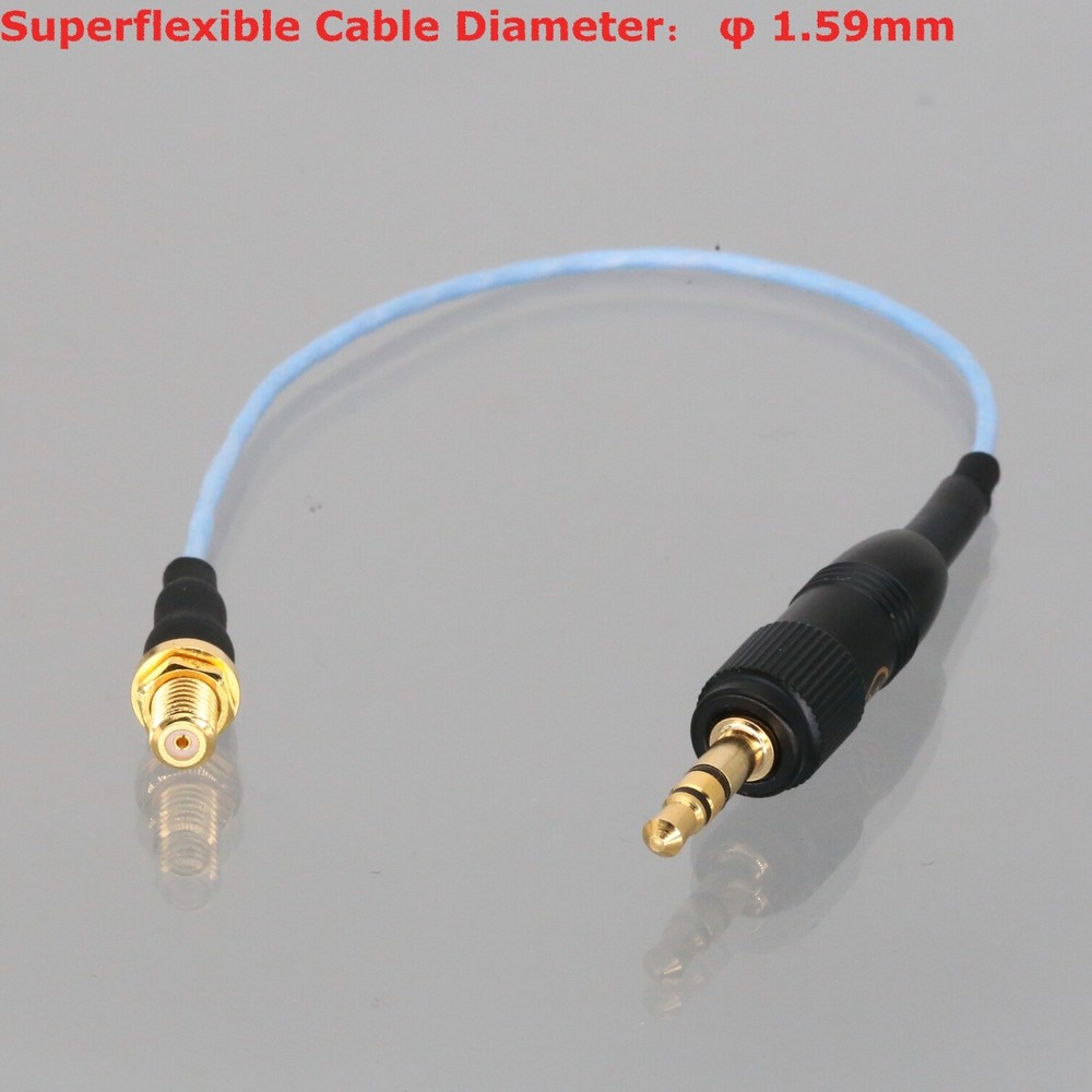 Push-Pull 3.5mm TRS Plug ~ Microdot Jack Cable Earset Microphone Wireless system