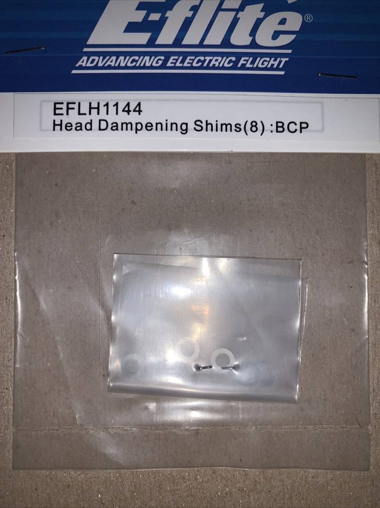 E-Flite EFLH1144 BCP Head Dampening Shims •