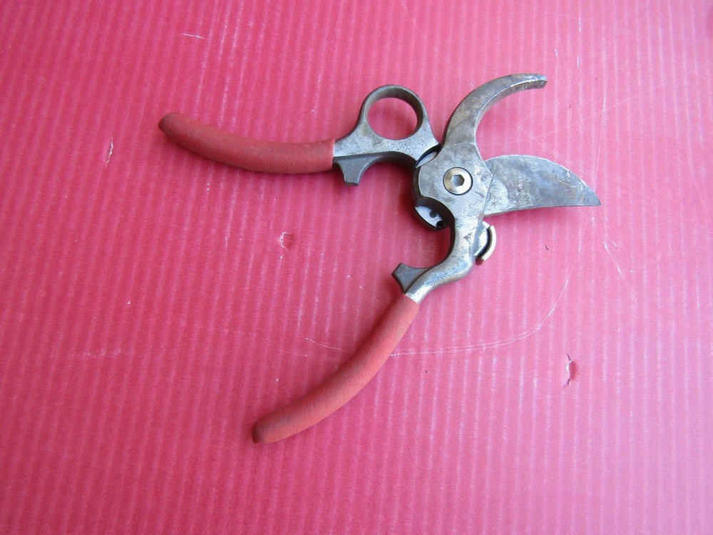 UNKNOWN TOOLS 8.5" Heavy Duty Professional Pruning Shears Red Grip Handles
