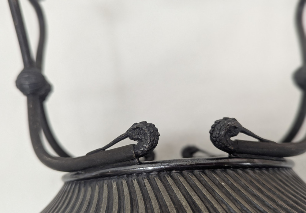 Antique Teapot Holder Warmer Metalware