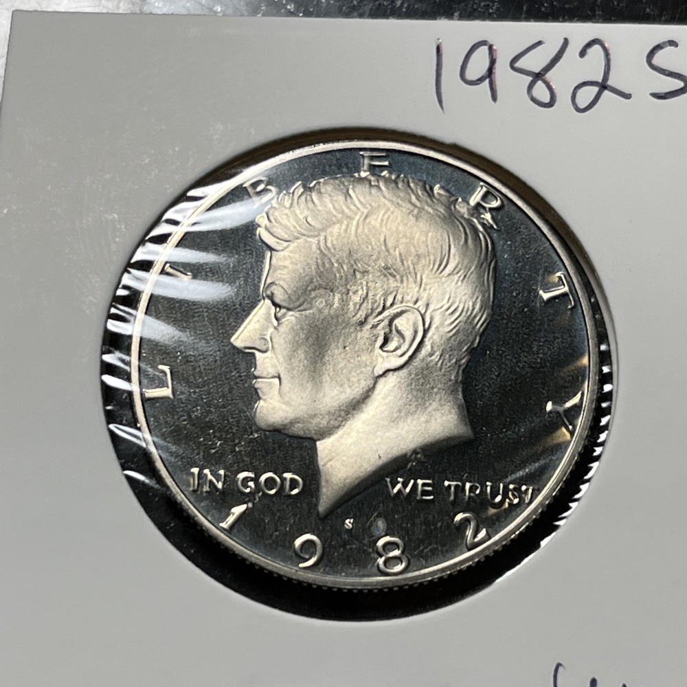 1987s 1/2 Dollar  Proof Deep Camino Gem!! VF Unserculated