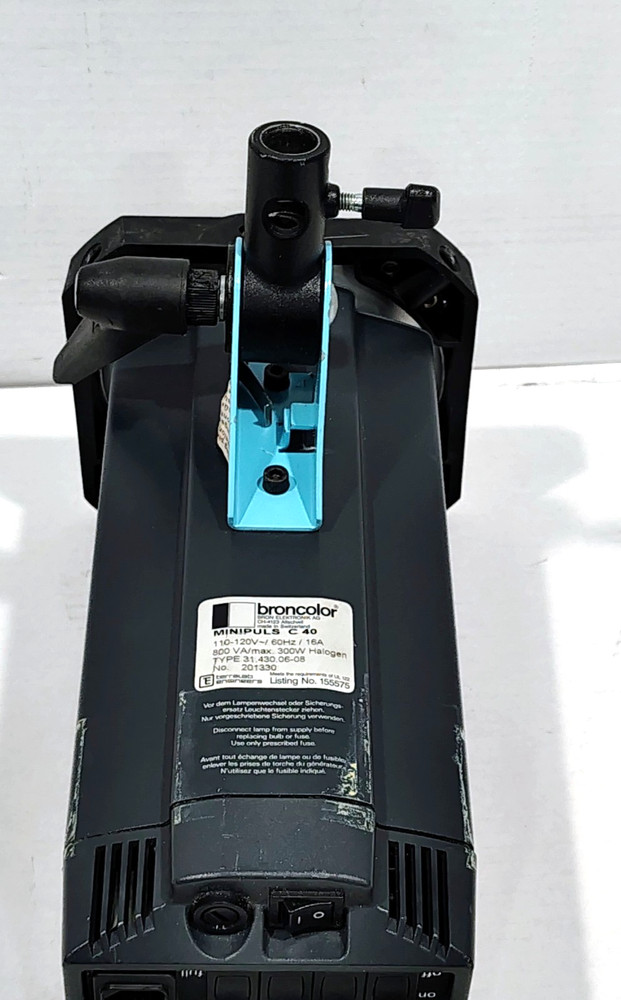 Broncolor MiniPlus C40 Compact Professional Studio Flash Unit Power Tested