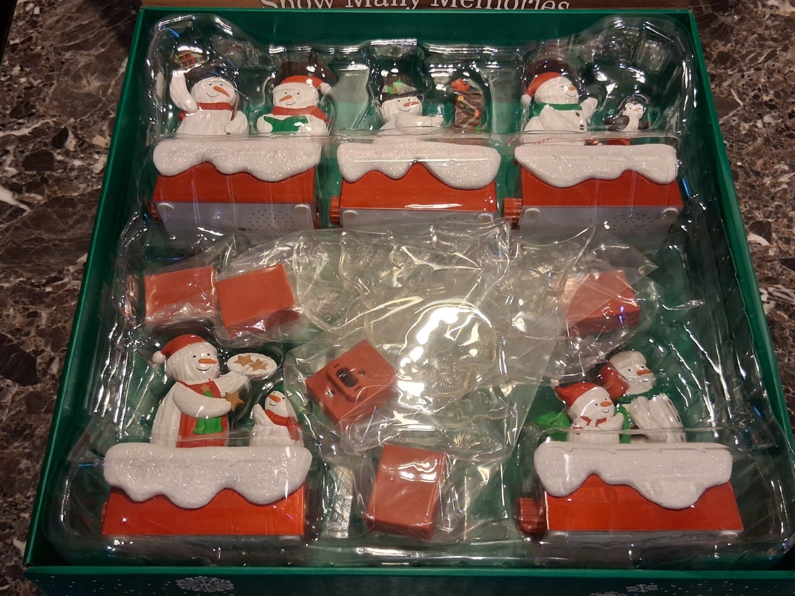 NEW Hallmark 2018 Snow Many Memories Collector's Set Musical Snowmen Sing Motion