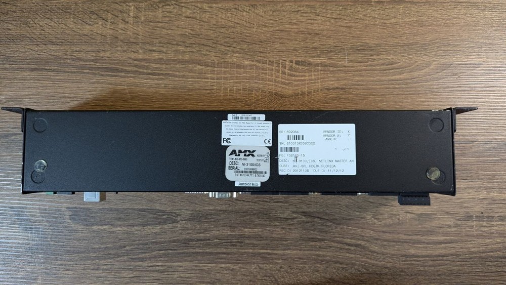 AMX NetLinx NI-3100 Automation Integrated Master Controller - Untested - DM16