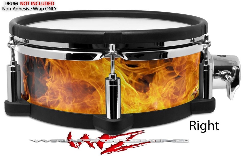Skin Drum Shell Wrap for Roland PD108 Open Fire