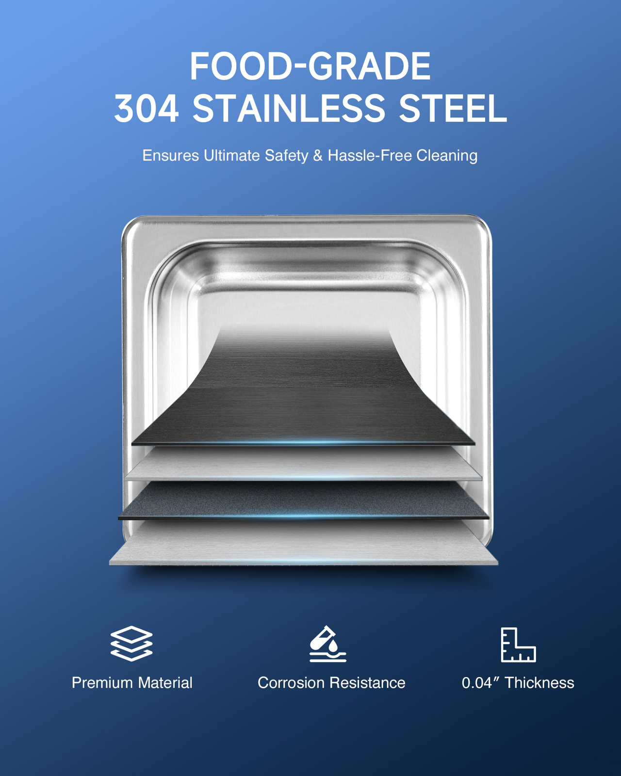 CREWORKS 2/3/6/10/15/22/30L Ultrasonic Cleaner with Heater Timer & Degas Mode