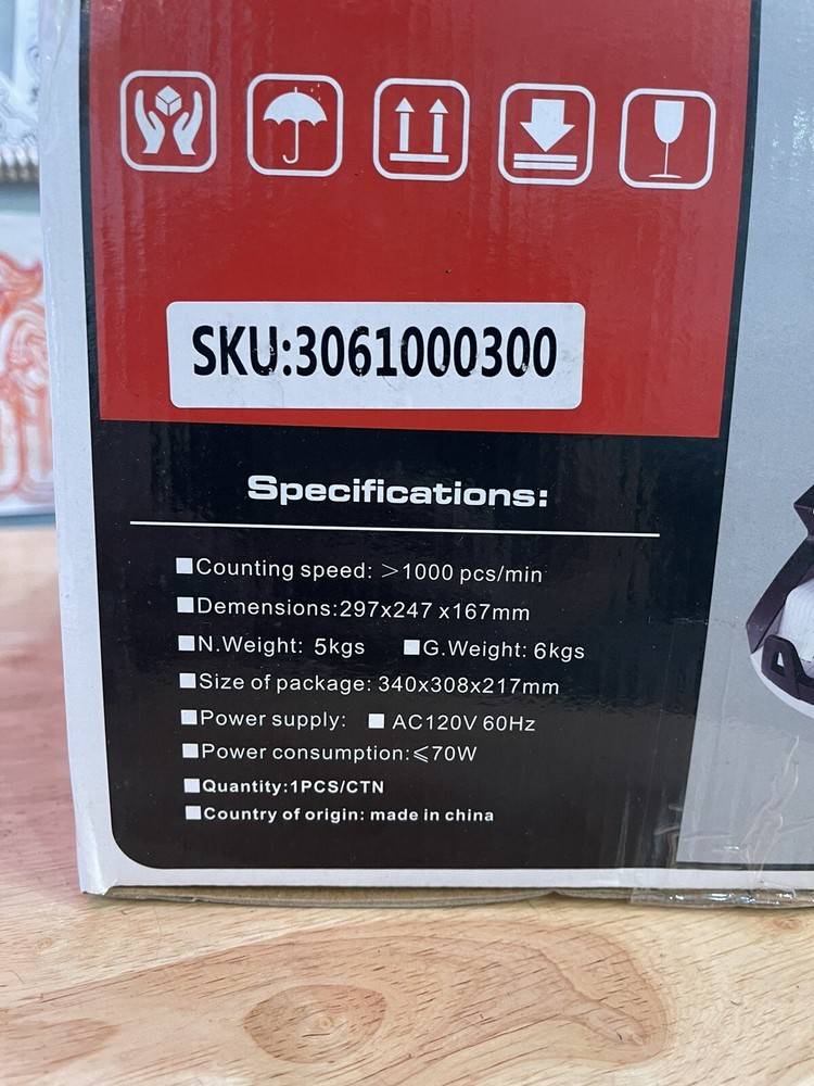 Fully Automatic Bill Counter, Open Box, GREAT Condition